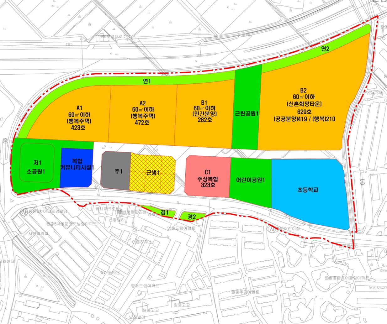 토지이용계획도