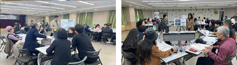 시민평가단 공약사업 추진담당자 질의·응답 사진