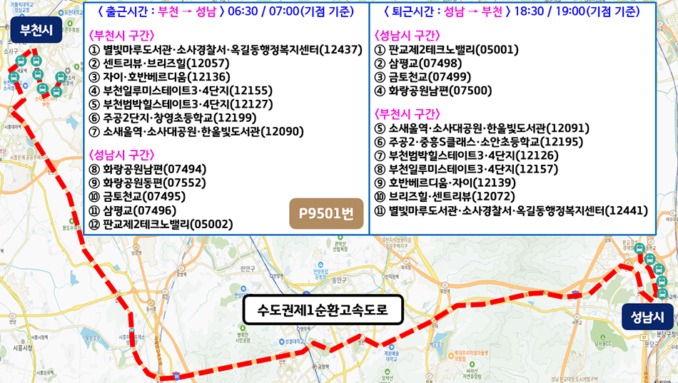 p9501 노선도