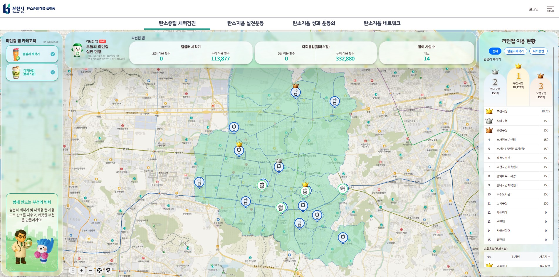 부천 탄소중립 대응 플랫폼