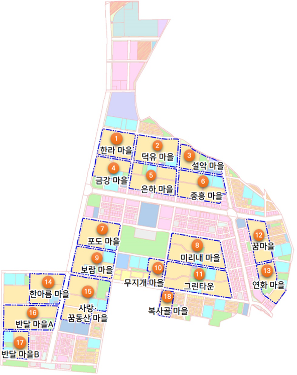 특별정비예정구역 지정도