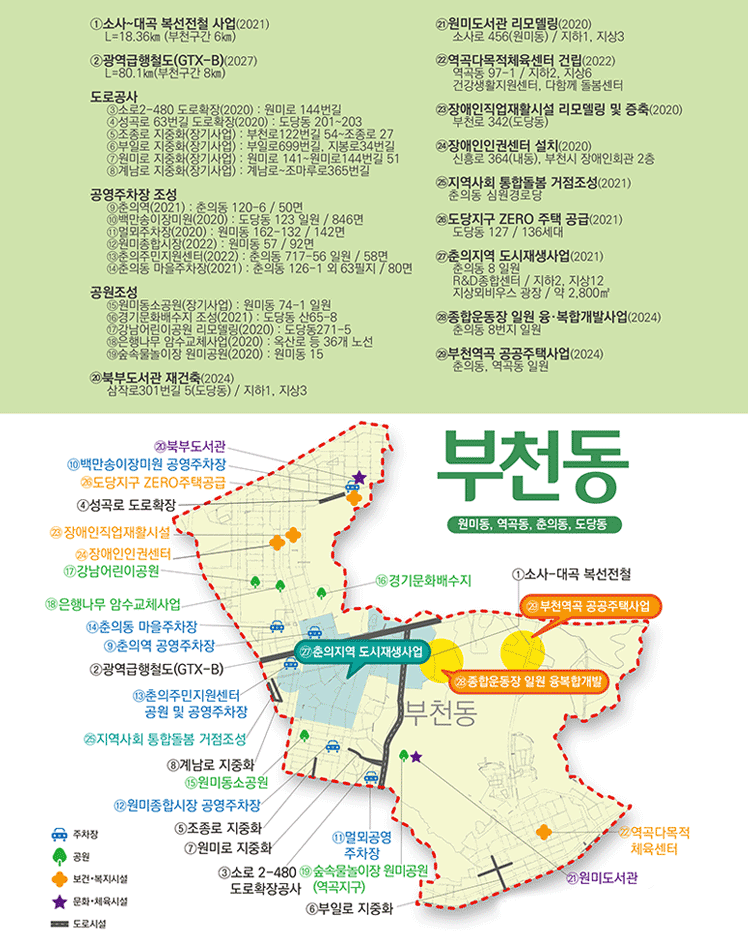 편익시설 조성계획 안내