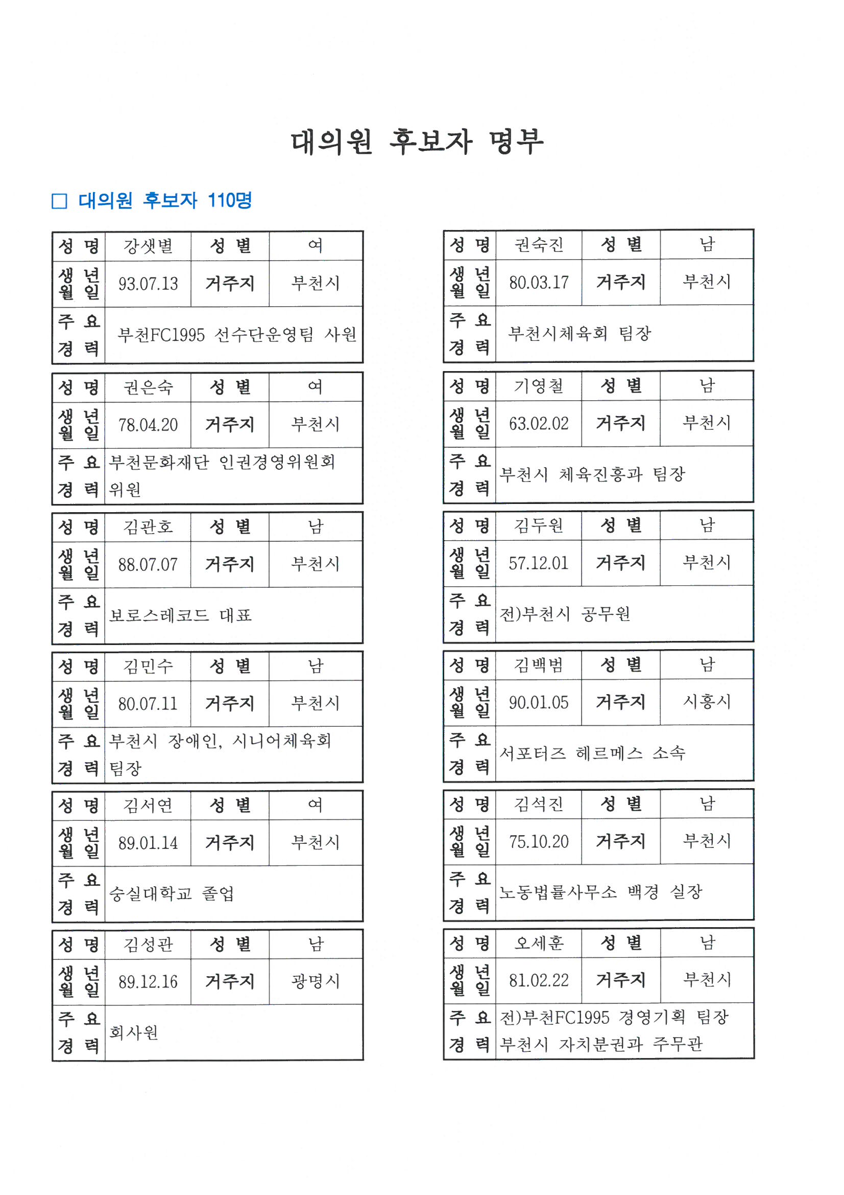 공지사항 | 조합이야기 | 부천FC 사회적협동조합